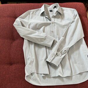 Hugo Boss, L, Light and Dark Grey Stripes